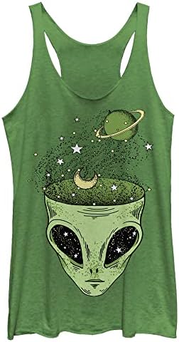 Alien Dreams Women's Racerback Tank Top Envy Green