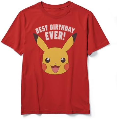 Boy's Pokemon Pikachu Best Birthday Ever T-Shirt