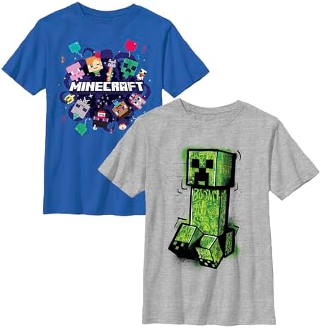 Boys Minecraft T-Shirts 2-Pack