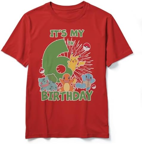 Boys Pokémon Birthday T-Shirt