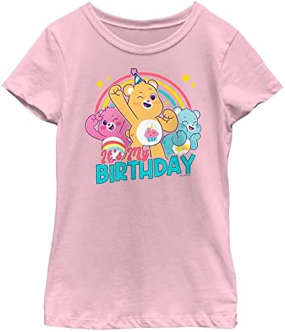Care Bears Girls Its My Birthday Short Sleeve Tee Shirt