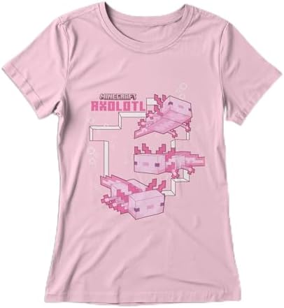 Girl's Minecraft Axolotl T-Shirt
