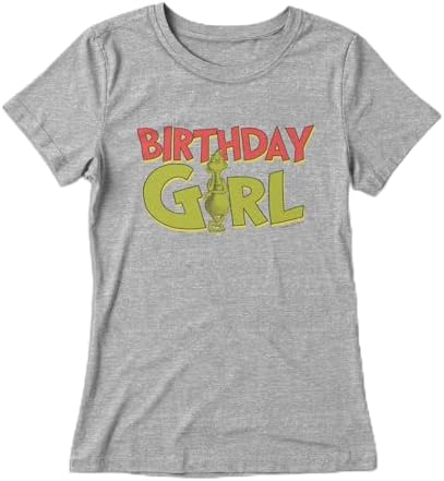 Girl's The Grinch Grinch Birthday Girl T-Shirt