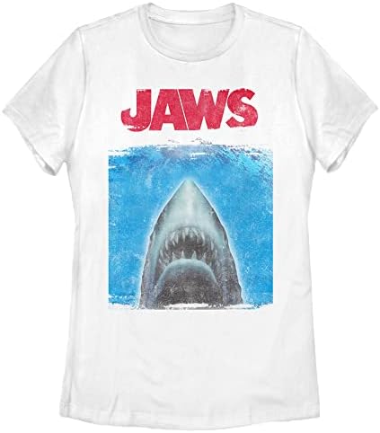 Jaws Women's Open Water Short Sleeve Crew Tee White