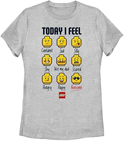 Lego Iconic Expressions of Guy Women's Short Sleeve Heather…