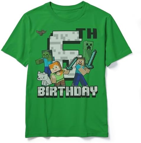 Minecraft Birthday Shirt for Boys