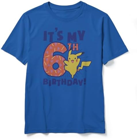 Pokemon Boy's 6th Birthday Shirt
