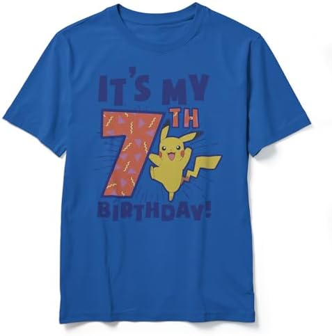 Pokemon Boys' 7th Birthday T-Shirt
