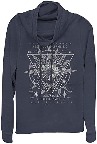 Women's Boho Yoga Women's Fashion Long Sleeve Cowl Neck Tee…