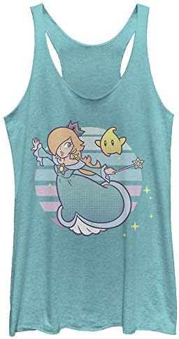Women's Nintendo Super Mario Rosalina and Luma Striped Back…