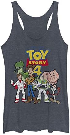 Women's Toy Story Character Logo Party Racerback Tank Top